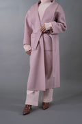Light Pink. Woolen Coat