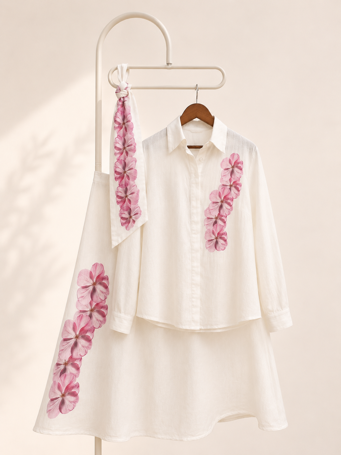 Linen set with head band