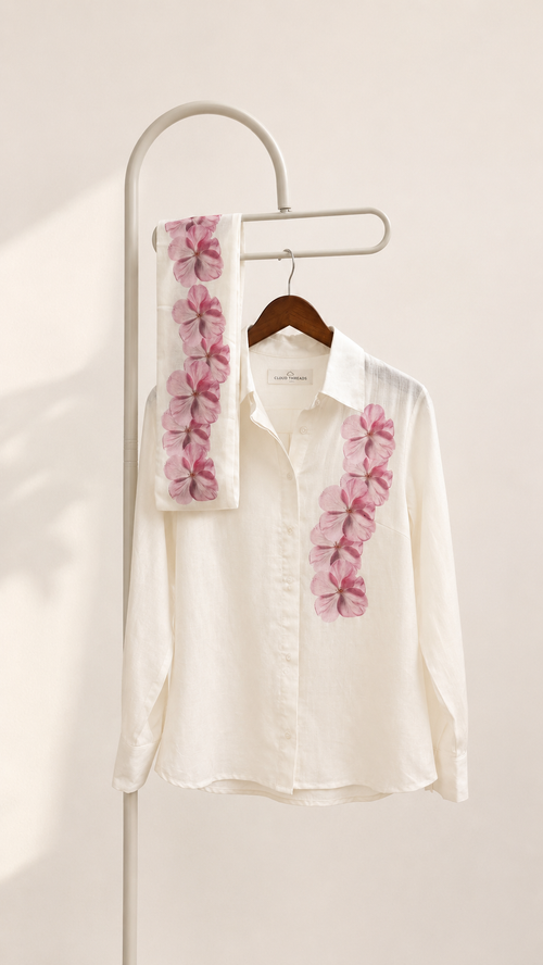 Linen set with head band